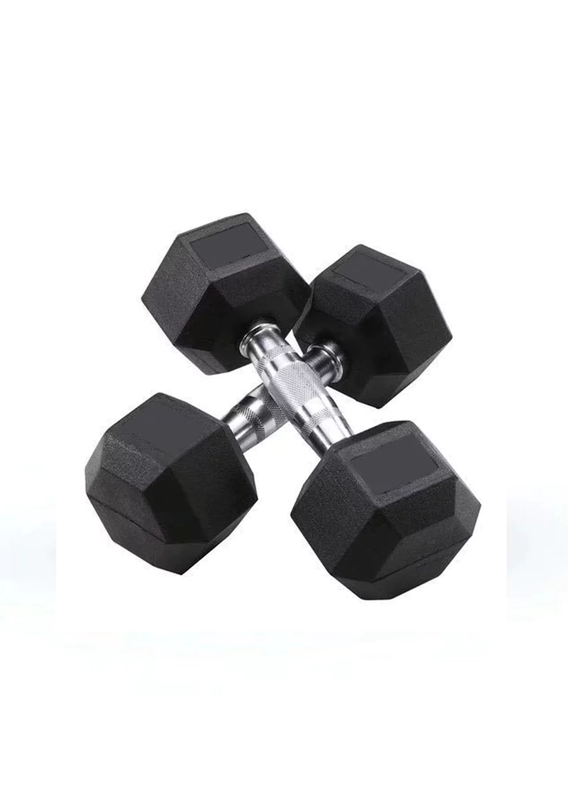 RUBBER HEX DUMBBELL ( RS 1152.00 PER 1KG)