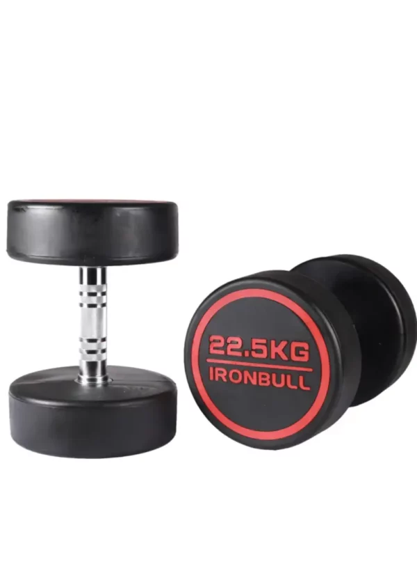 IRONBULL RUBBER DUMBBELL WITH IRON BULL LOGO PAIR(PER 1KG  – LKR 1,180) - Image 2