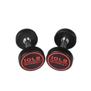 5KG IRONBULL PAIR RUBBER DUMBBELL WITH IRON BULL LOGO