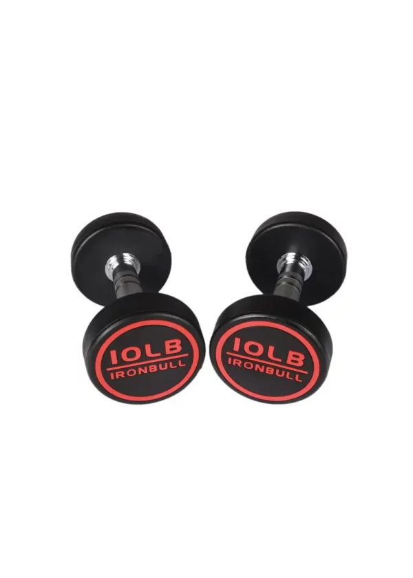IRONBULL RUBBER DUMBBELL WITH IRON BULL LOGO PAIR(PER 1KG  – LKR 1,180) - Image 3