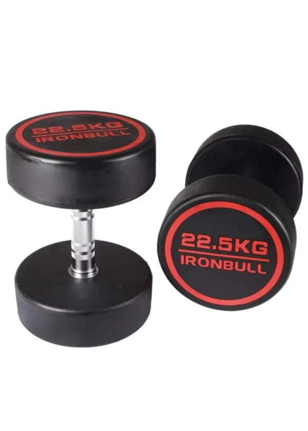 IRONBULL RUBBER DUMBBELL WITH IRON BULL LOGO PAIR(PER 1KG  – LKR 1,180) - Image 5