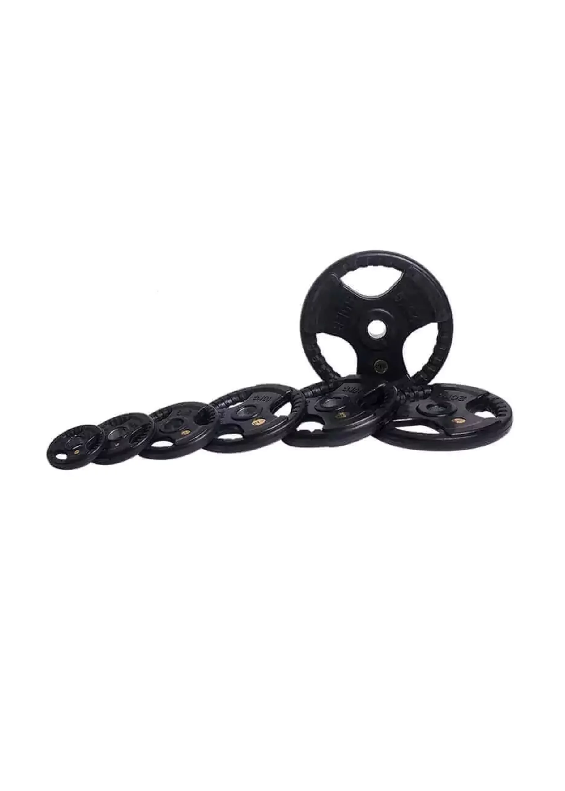 IRONBULL TRIPGRIP RUBBER COATED REGULAR WEIGHT PLATE (RS 1180 PER 1KG)