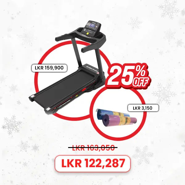 Quantum T 120 Treadmill + Yoga Mat with Bag