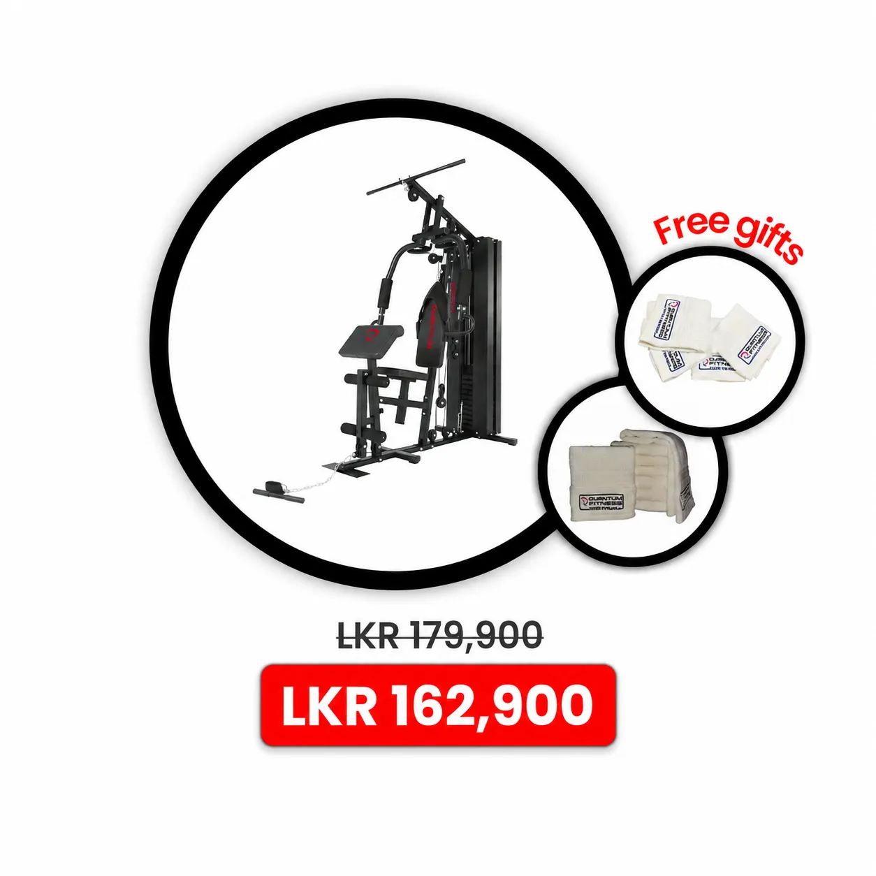 Home Gym + Hand Towel & Face Towel